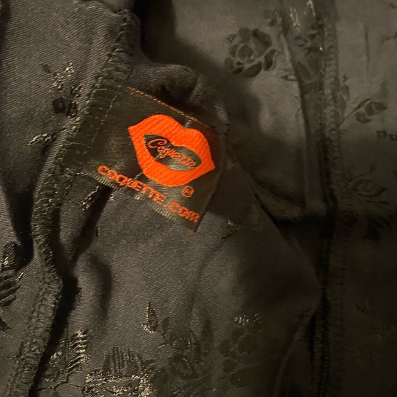 Coquette black Brocade jacket Medium NWT - Picture 6 of 14